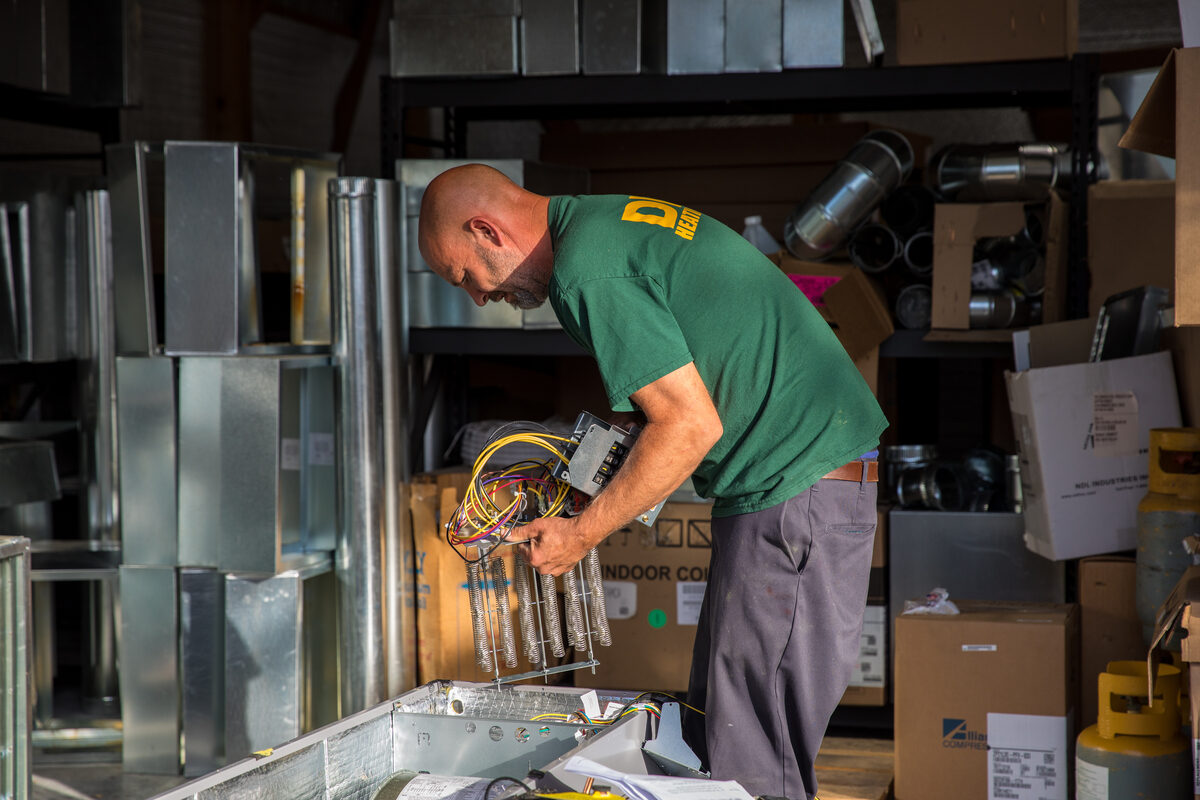 deer employee working